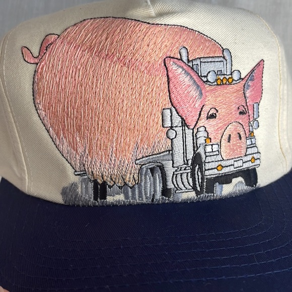 Vintage Ivomec Premix Swine Semi Hat Snap Back - Picture 2 of 4